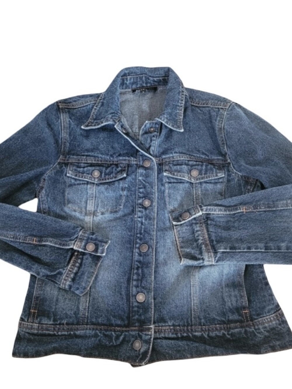 Women's Contrast Denim Jacket Size Small